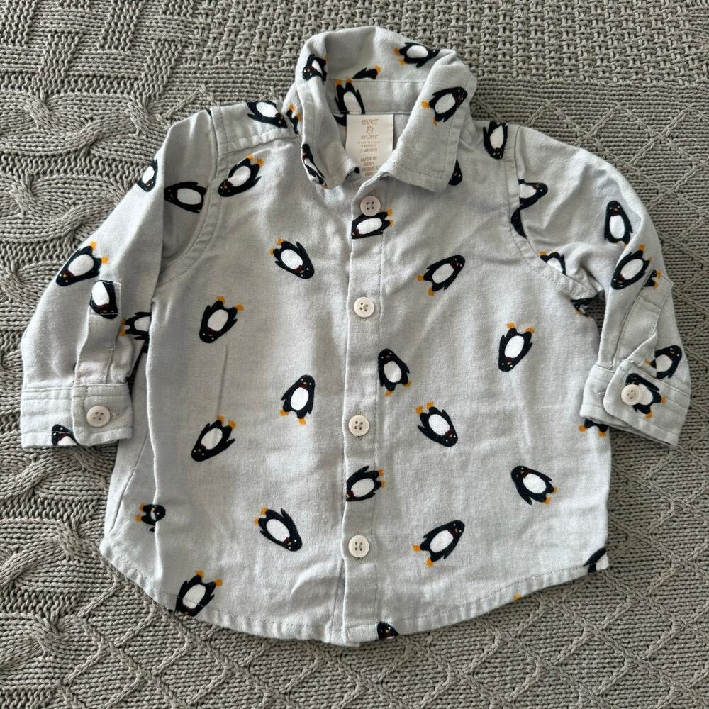 Ever & Ever Penguin Button Down ~ 3M